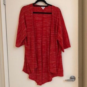 Soft red Lindsey Cardigan